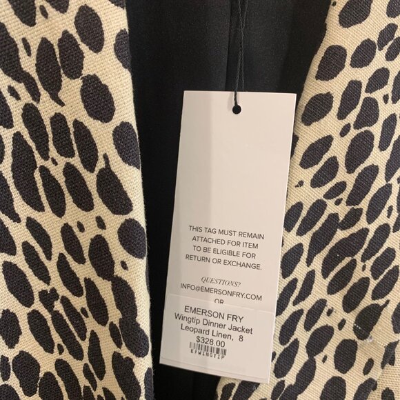 Emerson Fry Leopard Wingtip Coat - Picture 11 of 15